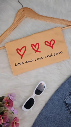 Love and T-shirt - loja online