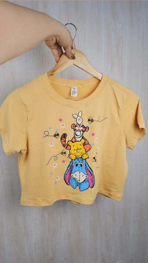 Turma do Pooh Semi cropped - comprar online