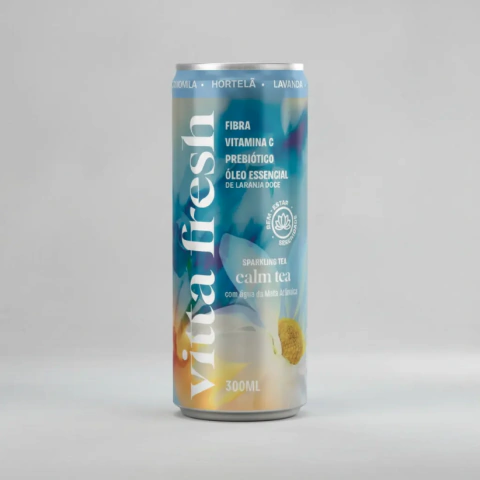 Calm drink Sparkling Tea 300 ml [Pack 6 Latas]