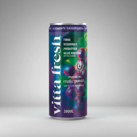 Mate Power Guaraná e Açaí Sparkling Tea 300 ml