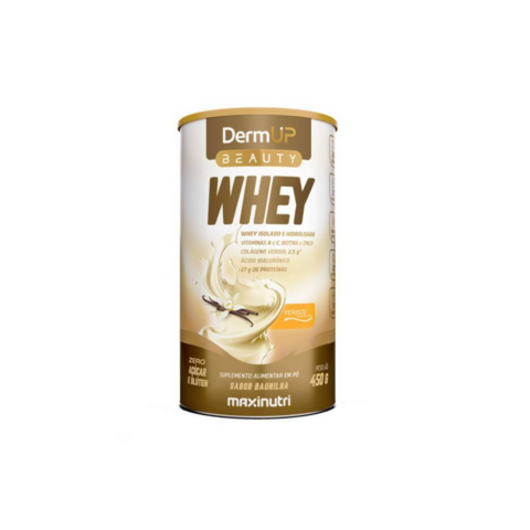 Dermup Beauty Whey Sabor Baunilha 450g. - Maxinutri