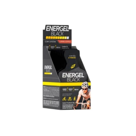Energel Black Laranja e Acerola Caixa c/ 10 Saches - BodyAction