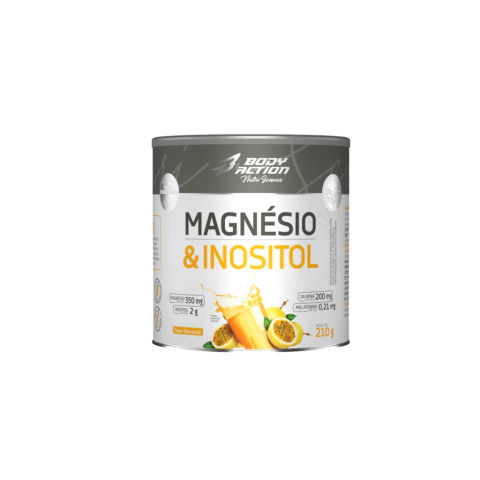 Magnesio e Inositol Sabor Maracuja 210g. - BodyAction