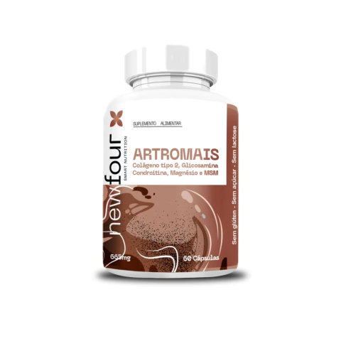 Artromais (Colegeno tipo II , Glucosamina, Condroitina, Magnesio e MSM) 665mg. 60 caps. - New Four - comprar online