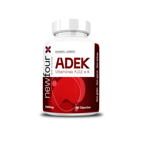 Adek (Vitaminas A D E K) 500mg. 60 caps. - New Four - comprar online
