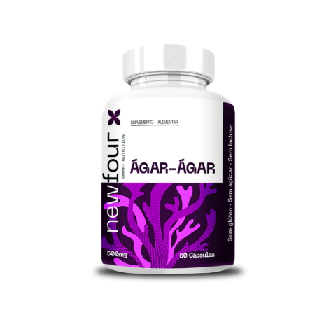 Agar Agar 500mg. 60 caps. - New Four - comprar online