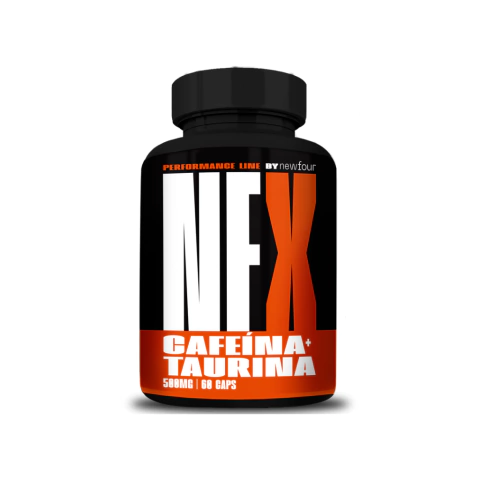 Cafeina + Taurina (Sports Nutrition) 500mg. 60 caps. - New Four - comprar online