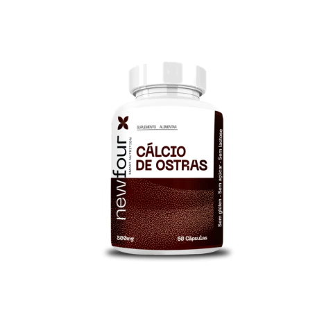 Calcio de Ostra 800mg. 60 caps. - New Four - comprar online