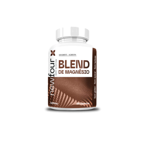 Blend De Magnesio (Magnesio Treonato Dimaganesio e Malato) 500mg. 60 caps. - New Four - comprar online