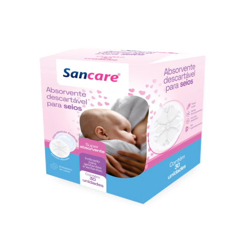 Absorvente Para Seio 30 Unidades. - Sanfarma - comprar online