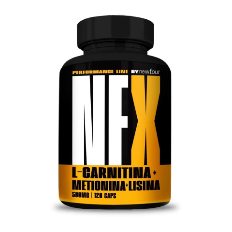 L-Carnitina Metionina + Lisina (Sports Nutrition) 500mg. 120 caps. - New Four - comprar online