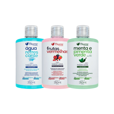 Kit Cronograma Máscara Thyrre 350ml - Tratamento 12 Nutri-Óleos - comprar online