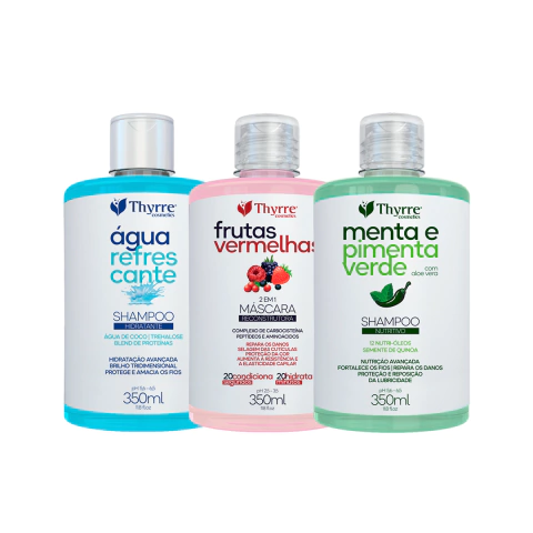Kit Cronograma Shampoo Thyrre 350ml - Tratamento 12 Nutri-Óleos - comprar online