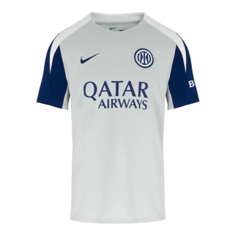 Camisa Inter de Milão Treino 25/26 - Torcedor Nike Masculina - Cinza e azul