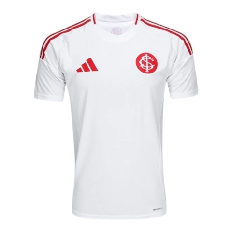 Camisa Internacional II 25/26 - Torcedor Adidas Masculina - Branca com detalhes em vermelho
