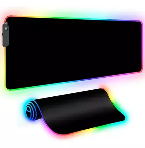 Mouse Pad Gamer Dehuka Led Rgb XXL 800x300x4mm Retroiluminado Color Negro - comprar online