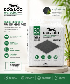 Tapete Higiênico Pet 60X90CM Carvão Ativo 30 Unidades 6 Camadas Alta Absorção