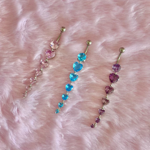 The NeverEnding Belly button piercing pink - comprar online