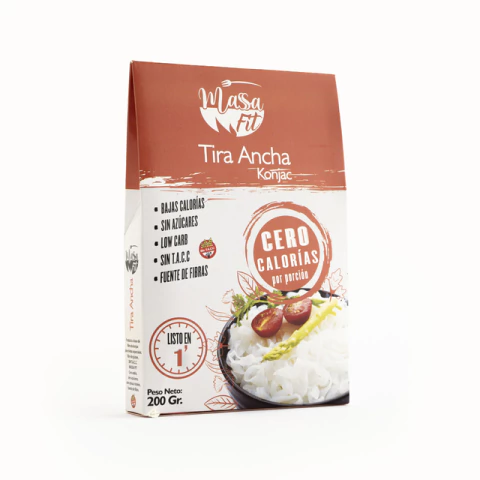 Pasta Konjac Massa Fit 200gr CERO CALORÍAS - comprar online