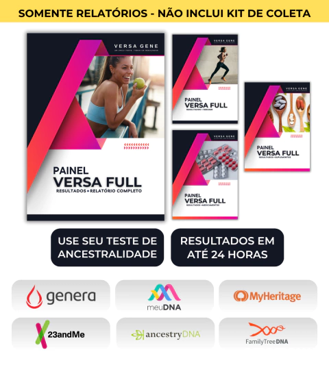 Versa Full Dados Brutos - Não inclui kit de coleta Versa Gene - comprar online