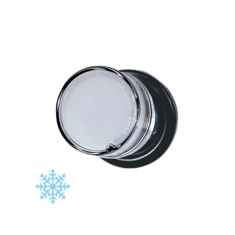 FARO REDONDO CON 4 LED 50 mm CRISTAL FRIO DIFUSO 12/24V