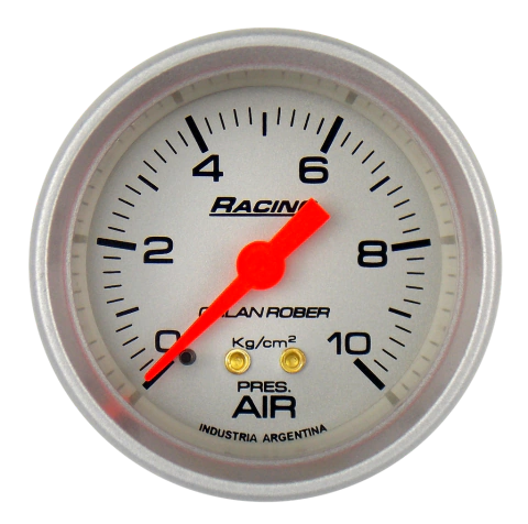 MANOMETRO PRESION DE AIRE 10KG MECANICO PLATEADO