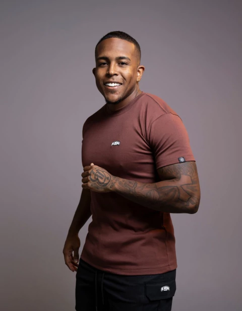 Camisa Marrom Suedine Premium