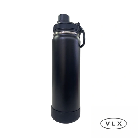 GARRAFA START ALÇA FLEXIVEL 800ML PRETO BM-2011