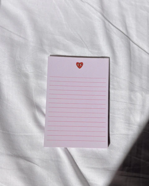 Notepad Coração