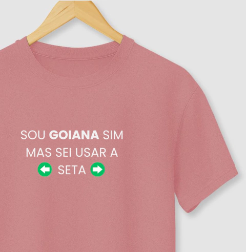 Sou goiana e sei usar a seta
