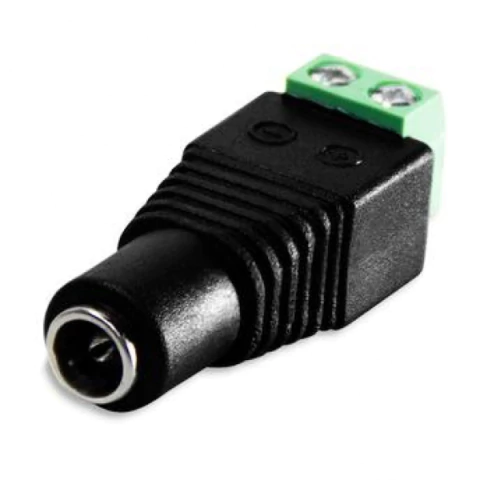 10 Conector Plug P4 Femea Borne Fonte Cftv Fita Led Camera