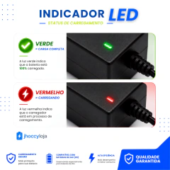 Carregador de Lítio 25,2V 2A Bivolt conector P4 na internet