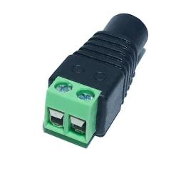 10 Conector Plug P4 Femea Borne Fonte Cftv Fita Led Camera - comprar online