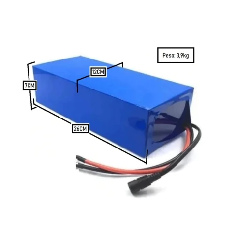 Pack bateria Bicicleta elétrica scooter patinete 48V 15A Com carregador