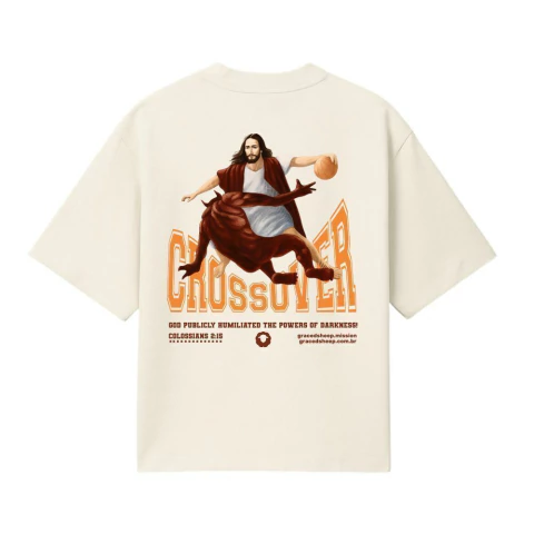 Camiseta Oversized - Crossover Off-White - comprar online