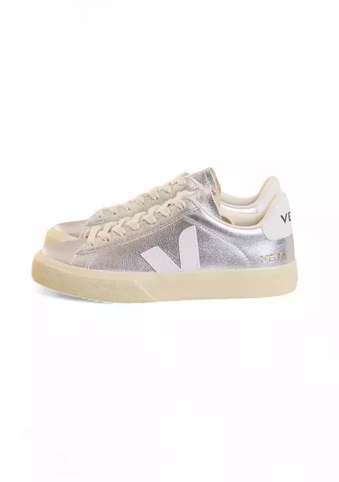 TÊNIS VEJA CAMPO CHFREE SILVER WHITE