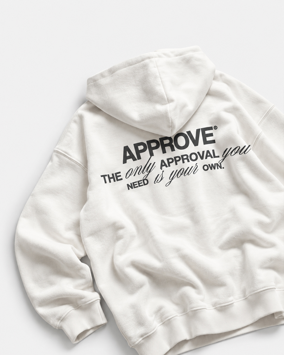 Moletom Oversized Only preto da Approve