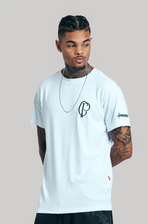 Camiseta Slim Approve X Corinthians Ii Branco - comprar online