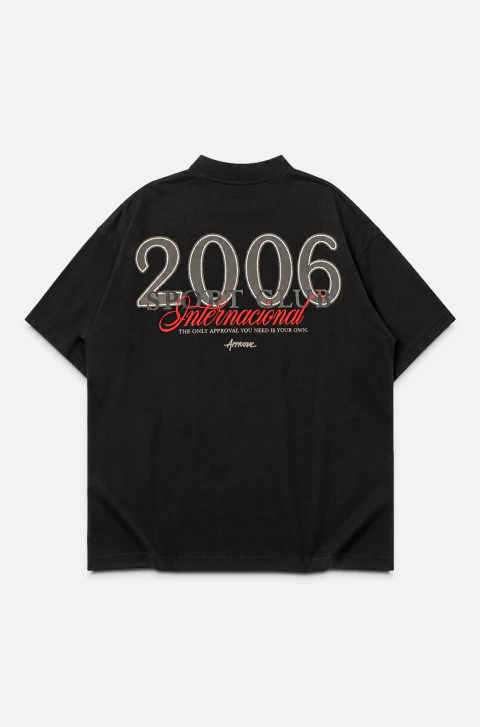 Camiseta Huge Approve X Inter III 1909 S Preto
