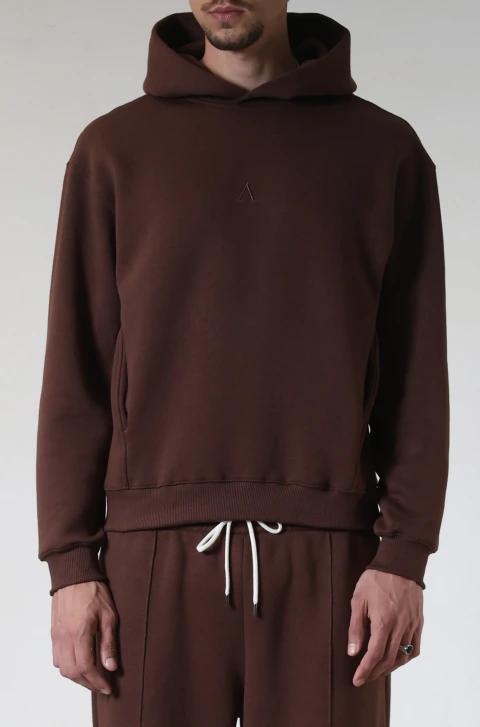 Moletom Oversized Canvas Essential Marrom