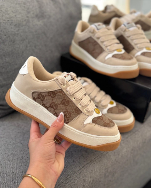 Tênis Creme Bege - Couro Legítimo