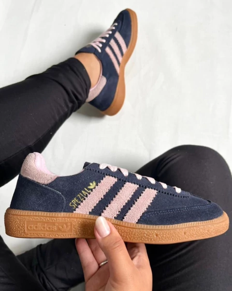 Spezial Couro Marinho/Rosa