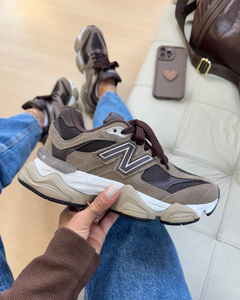 NB 9060 Chocolate Couro