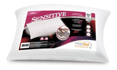 Almohada Fiberball Sensitive Viscoelastica Con Memoria
