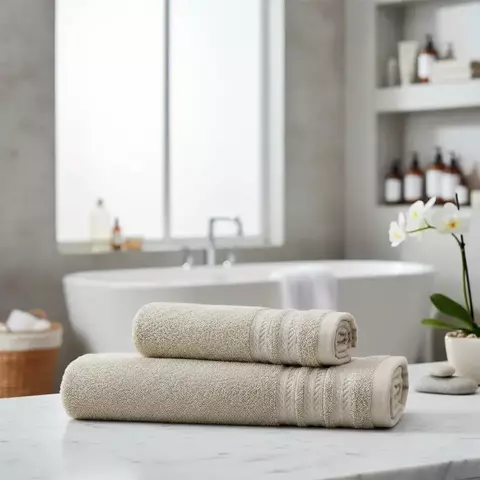 Juego Toalla Y Toallón Arcoiris Belly Algodón 450gs Calidad