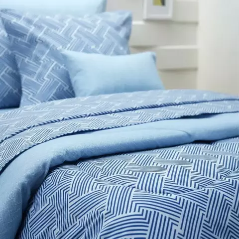 Juego De Sábanas Fiesta 144 Hilos 2 1/2 Plazas Algodón Mix