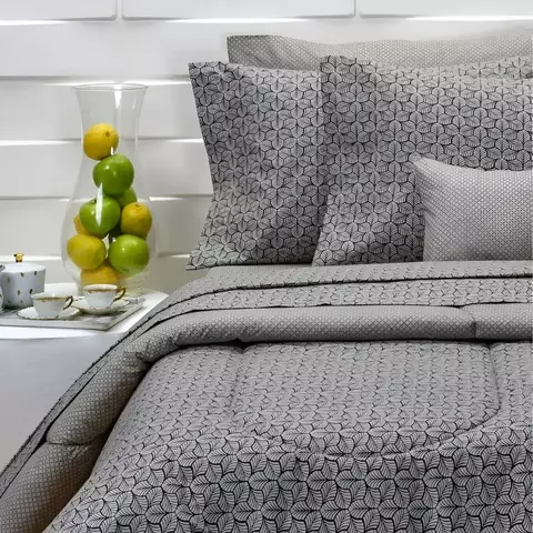 Juego De Sábanas Fiesta 144 Hilos 1 1/2 Plazas Algodón Mix - comprar online