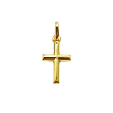 Pingente Cruz Em Ouro 18k Mini