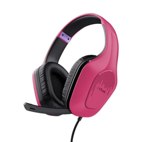 TRUST AURICULAR CON MICROFONO GXT 415P ZIROX 3.5MM PINK