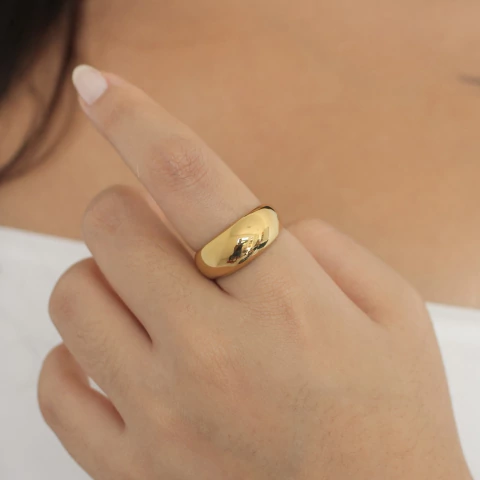 Anel Júlia Dourado - comprar online